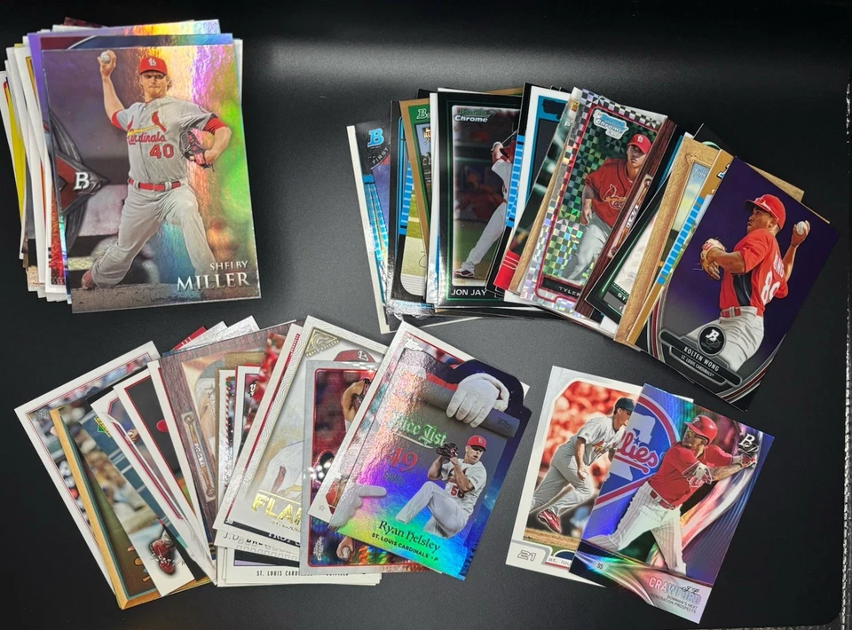 Lote 160+ Cartas Cardenales Rol Walker Arenado Edmonds Molina Chris Carpenter Foto 3 de 4