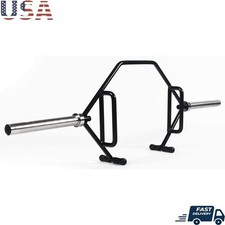 Olympic Hex Trap Bar 1000lb Capacity Weight Lifting Heavy-Duty Steel Exercise US