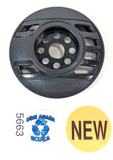 US Divers Conshelf Diaphragma-Spülung Front Cover 2. Stufe Regler Scuba