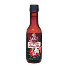 Eden Hot Pepper Sesame Chili Oil 5 Fl Oz Pack Of 1 Edible Vegetable Oil