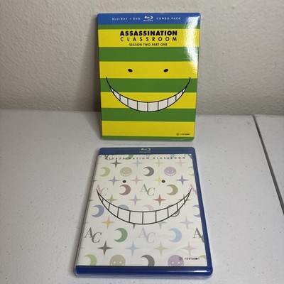 Assassination Classroom Season 2 Part 1 (Blu-ray Disc/DVD, 2017, 4-Disc) Sealed