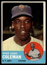 1963 Topps #27 Choo Choo Coleman