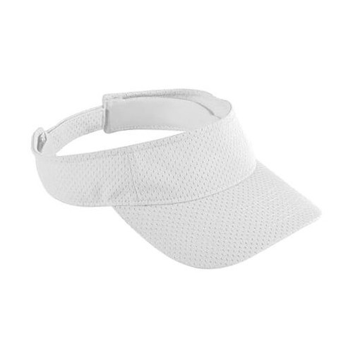 Augusta Sportswear Women's Athletic Mesh Visor - Stylish Sun Hat One Size White