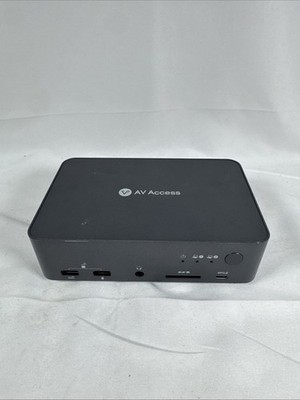 AV Access KVM Switch Docking Station for Dual Monitors  (iDock-C20-US) No Cord