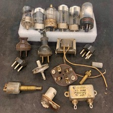 Tubes Lot of 6- FROM HAM / ANTIQUE RADIO ESTATE A195 - Untested