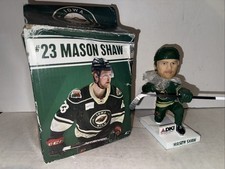 MASON SHAW Iowa Wild Hockey BOBBLEHEAD Hockey SGA NIB See Pics