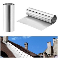 8'' x 13' Aluminum Flashing Roll Roof Flashing, Metal Roofing Panels Roof Str...