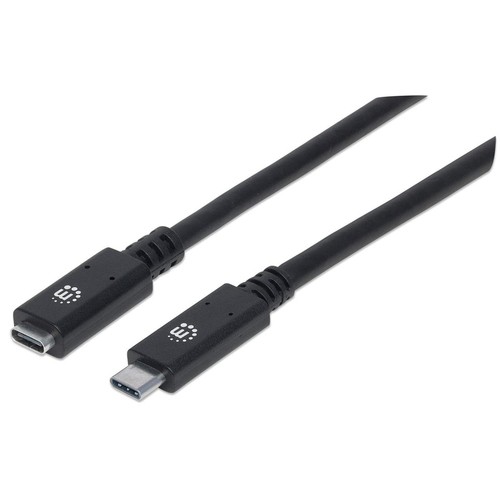 Manhattan Usb-C To Usb-C Extension Cable 50Cm Male To Female 10 Gbps Usb 3.2 Gen