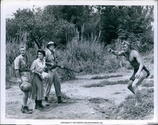 1975 Denny Miller Cesare Danova In 1975 Tarzan, The Ape Man Movies 8X10 Photo