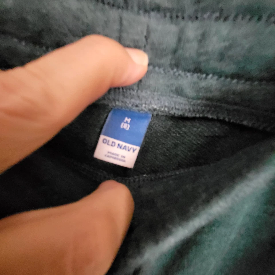 New Girls Green Sweatpants Sz M 8 By Old Navy Drawstring - Image 2 of 4