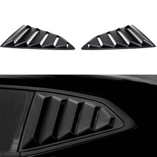 MICROCK Rear Side Window Louvers Air Vent Triangular Window Glass Shades Cover