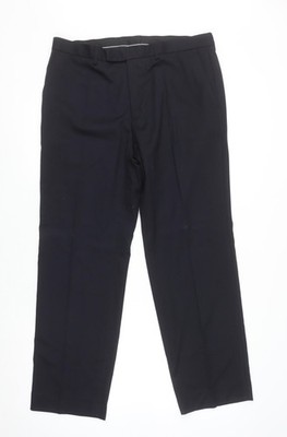 Marks and Spencer Anzughose Herren Marine Tailored Fit 34W 33L