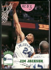 1993-94 Hoops #48 Jim Jackson Dallas Mavericks