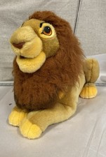Walt Disney Store LION KING Mufasa Simba 2 Hand Puppet Plush Stuffed Animal Big