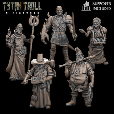 Curse Of Strahd Mini-Pack 02 | TytanTroll | Tabletop RPG | 28-32mm | DnD Model