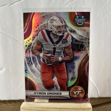 2024 Bowman Best U Kyron Drones Refractor Virgina Tech Hokies