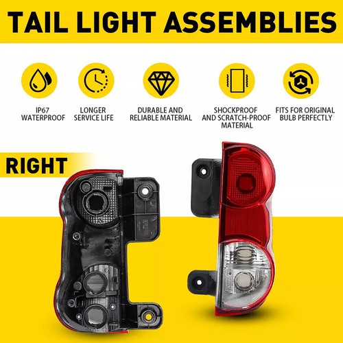 Tail Light Lamp Assembly Kits For Nissan NV200 2013-2018 Right Side 265503LM0A - Picture 11 of 13