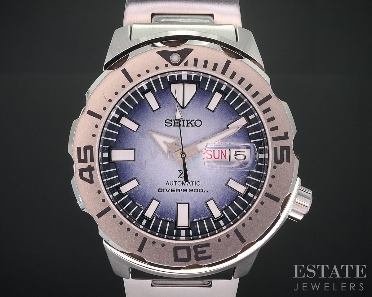 Seiko Prospex SRPG57 Blue Monster Antarctica Automatic Divers Mens