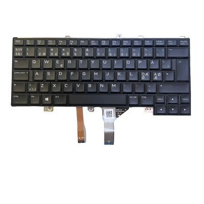 Original Tastatur Dell Alienware 15 R3 QWETY Skandinavisch 01RP9C