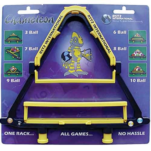 Chameleon Pool Rack -- Rack 3, 6, 7, 8, 9 or 10 Balls with One Rack! | eBay