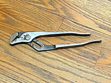 Vintage Klein Tools Water Pump Pliers 502-10 M. Klein and Sons USA Made Chicago