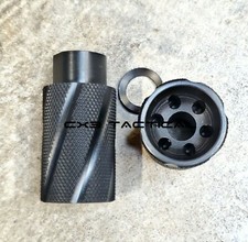 .17 HMR Muzzle Brake Linear Compensator Sound Forwarder 1/2-28 TPI 17HMR 1/2x28