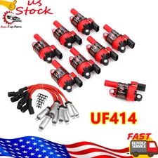 8Pack Ignition Coil and Spark Plug Wires For GMC Chevy Silverado 1500 Tahoe 5.3L