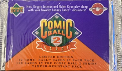 Comic Ball 1991 Series 2 Trading Card Upper Deck New Unopened Sealed Packs