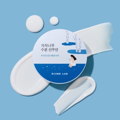 *ANGEBOT* ROUND LAB Birch Juice Moisturising Sun Cushion SPF50+ PA++++ 15g *UK*