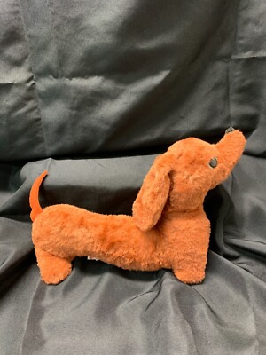 Vintage Douglas Cuddle Toys Weiner Dog Dachshund Plush Stuffed Animal  Vintage