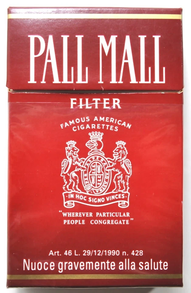 2 Pacchetti (VUOTI) Sigarette Pall Mall Red e Lights da 20 - (RARE VINTAGE) - Immagine 2 di 4