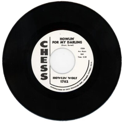 45Re  HOWLIN' WOLF  ''Howlin' For My Darlin' / Spoonful'' Storming Blues Mover 