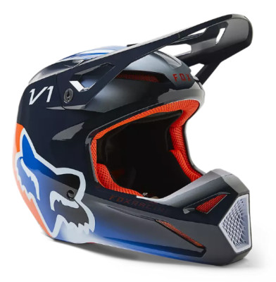 *FREE SHIPPING* FOX V1 TOXSYK HELMET MIDNIGHT PICK YOUR SIZE