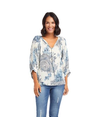 Long Sleeve Karen Kane Blouses Macy's Karen Kane Womens