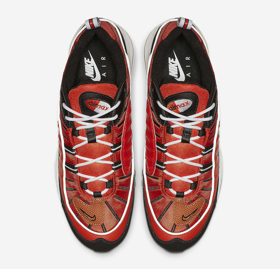 ★美品 NIKE AIR MAX 98 \"HABANERO RED\" 27.5 Nike Air Max 98 Habanero Red Black Men's - 640744-604 - US