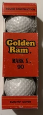 Golden Ram Mark V 90 Vintage Golf Ball Sleeve 3 Balls New Box Has Some Damage