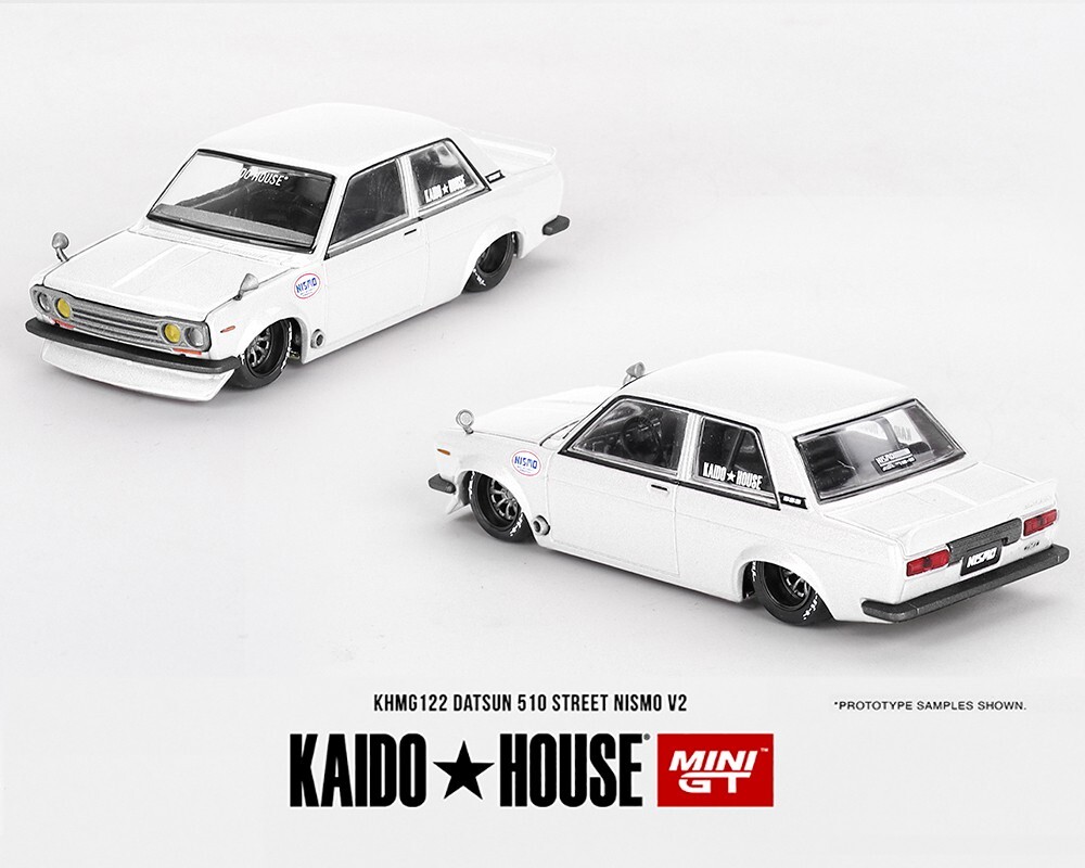 Mini GT Kaido House 1:64 Datsun 510 Street Nismo V2 White K