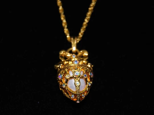 Joan rivers faberge egg necklace sale