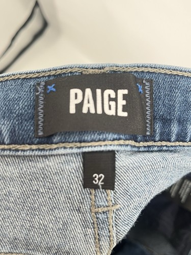 Paige Lennox Slim Leg Herren Jeans Martinez Wash Light Gr. 32 x 28 - Bild 7 von 8