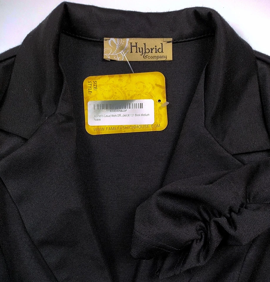 Blazer Hybrid & Co. Jaqueta Leve Feminina Tamanho M Casual Trabalho Escritório NOVO - Imagem 2 de 4