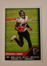 2021 Panini Sticker & Card Collection RUSSELL GAGE sticker #431