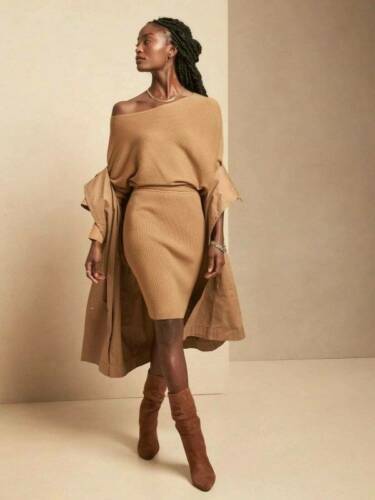 Shoulder Sweater Dress 