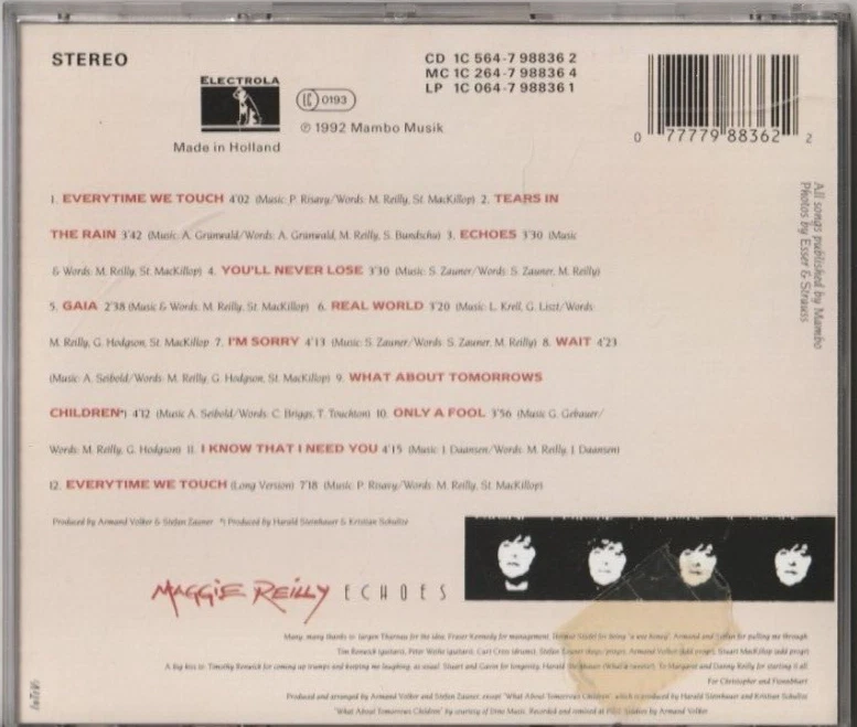 Maggie Reilly - CD - Echoes - 1992 - Bild 2 von 2