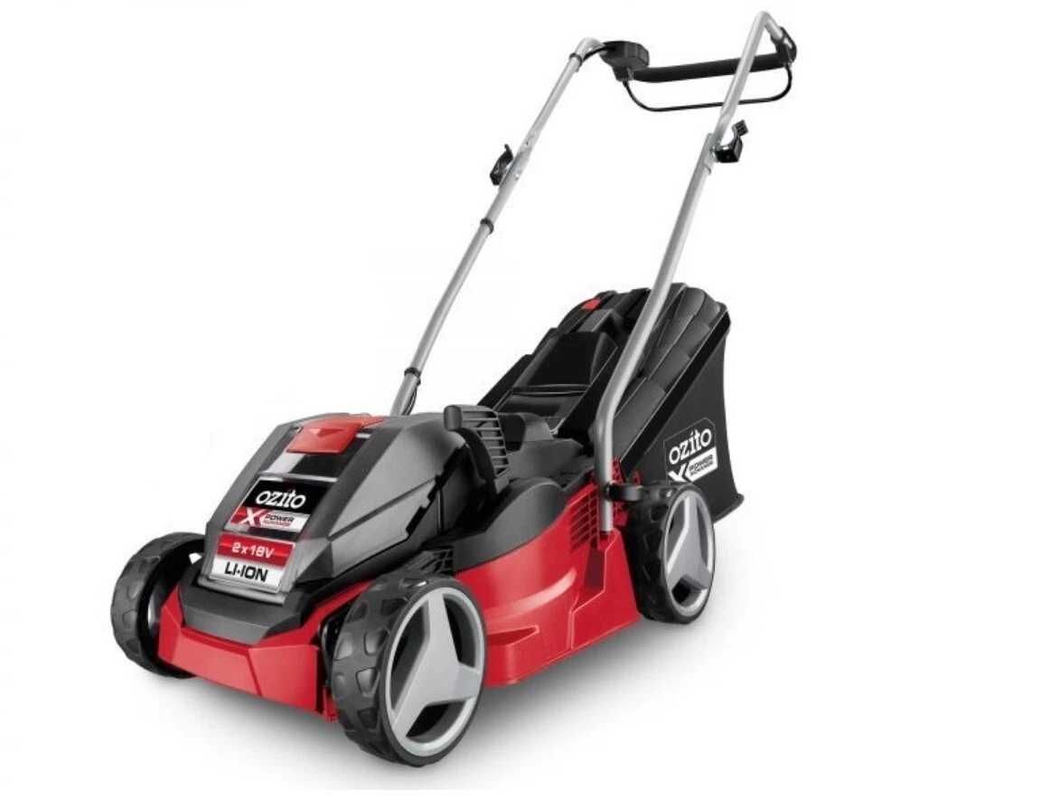 Ozito Lawnmower Cordless Power X Change PXCLMK 218U 36V 2x18V 2.0