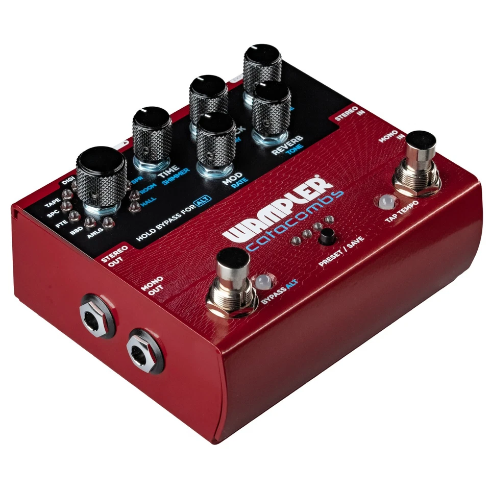 Nuevo pedal de efectos para guitarra Wampler Catacombs Reverb and Delay Foto 4 de 4