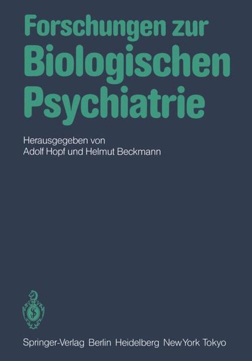 Thumbnail - Forschungen Zur Biologischen Psychiatrie H. Beckmann (u. A.)