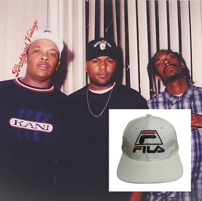 Fila Grant Hill Snapback Hat Vintage Dre Death Row