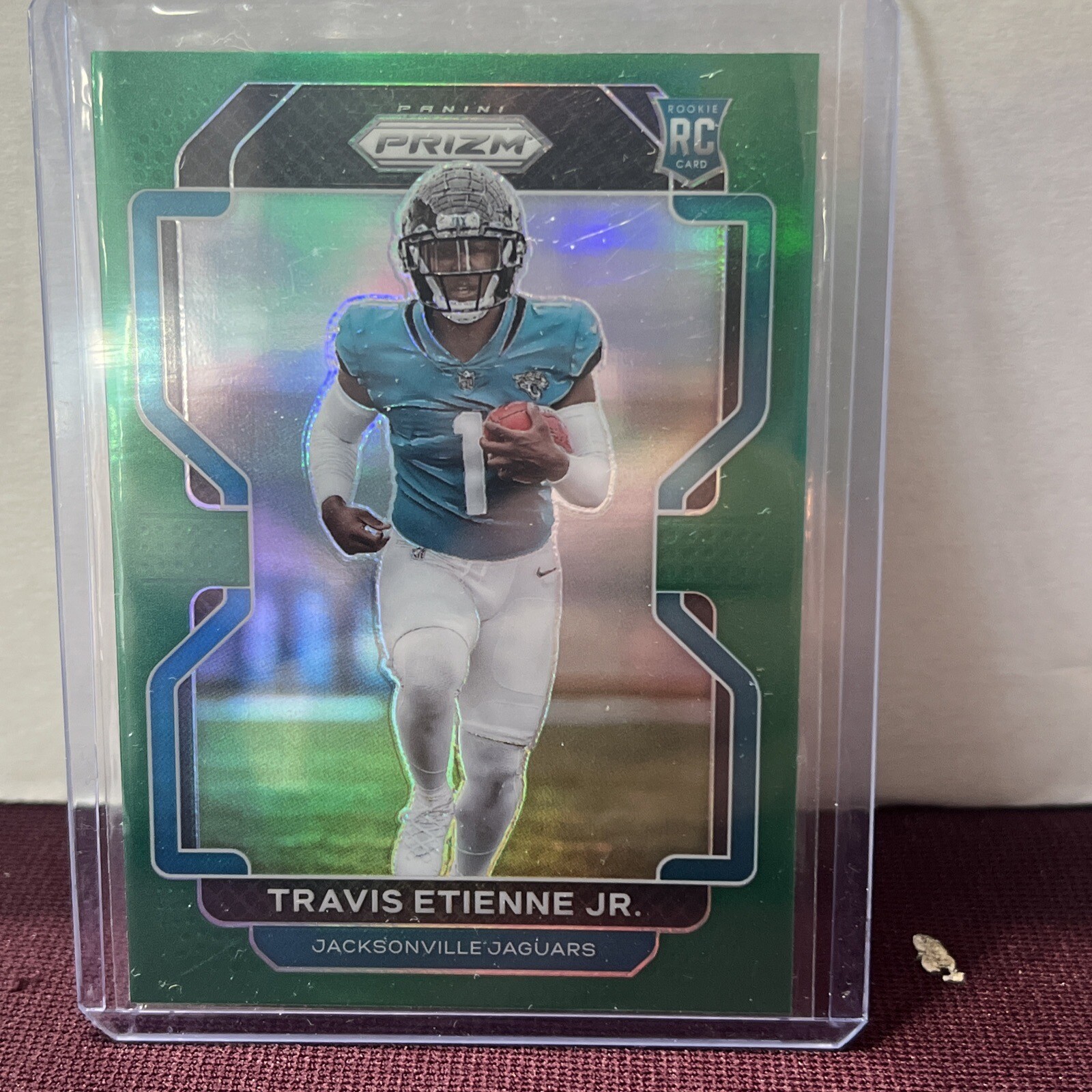 2021 Panini Prizm Rookie Green Prizm Travis Etienne Jr #344 Rookie RC $1 Ship!