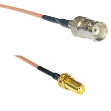 RG316 BNC FEMALE to SMA Female Long RF Cable Rapid-SHIP LOT