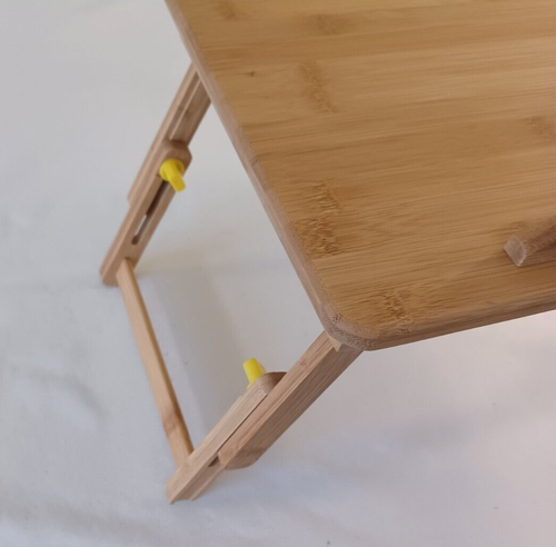 Laptopfach aus Holz höhenverstellbar Bambus 50 x 30 cm - Bild 7 von 7